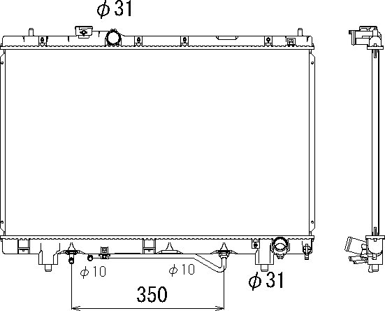 OE 1640028390 Radiator