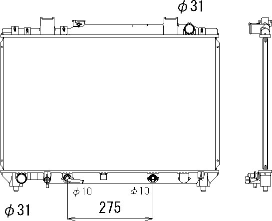 OE 1640013600 Radiator