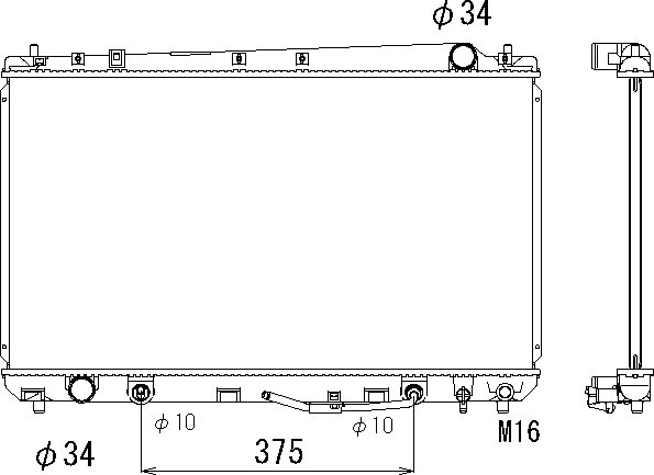 CMBC GH-MCX20 Radiator