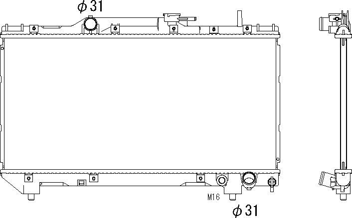 CMBC E-ST190 Radiator