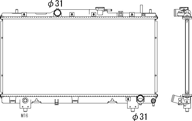 CMBC E-ST215 Radiator