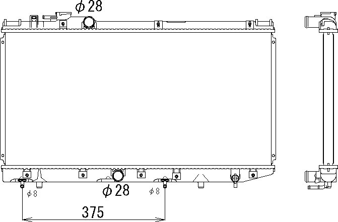 CMBC KD-NL50 Radiator