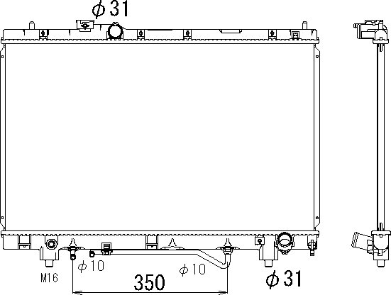 CMBC GF-SXN15 Radiator