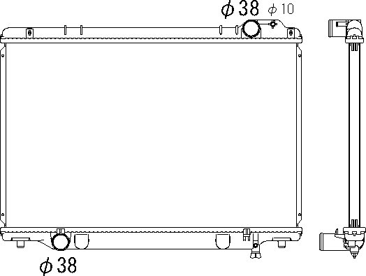 CMBC KD-CXR10G Radiator