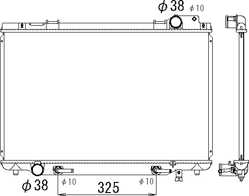 CMBC E-TCR10G Radiator