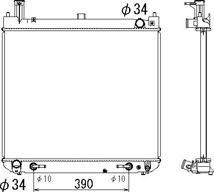 OE 1640062200 Radiator