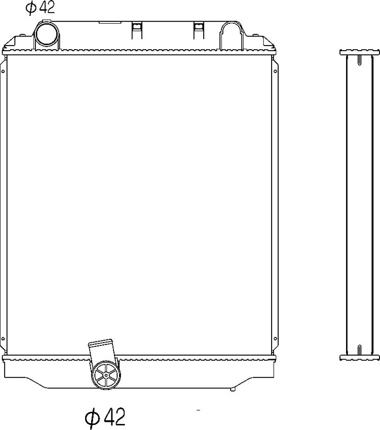OE 1640078081 Radiator