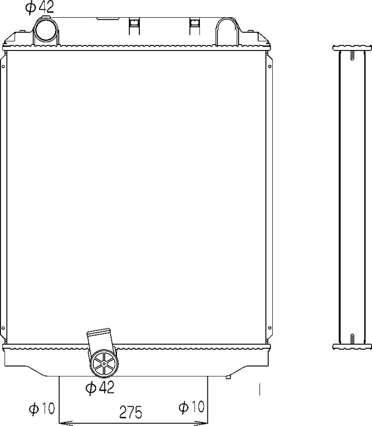 OE 1640078170 Radiator