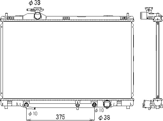 OE 1640050320 Radiator
