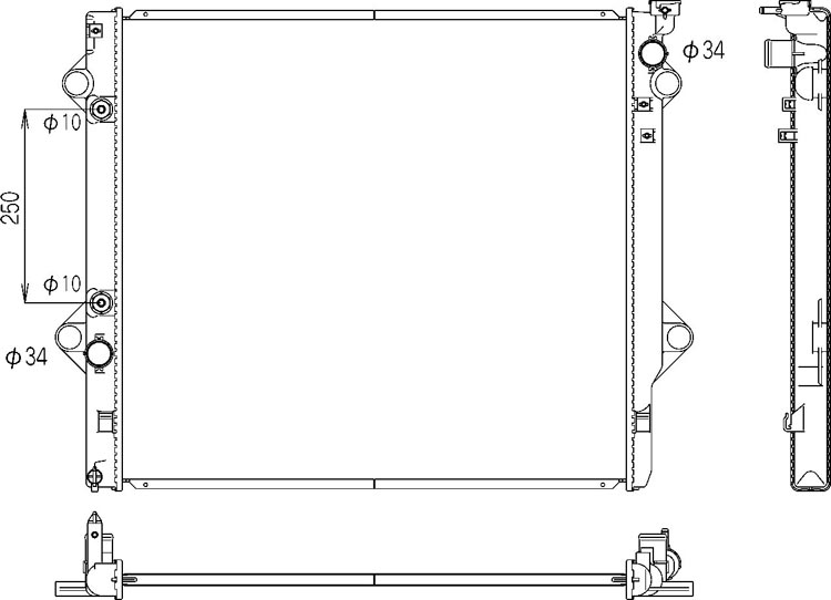 OE 1640062230 Radiator