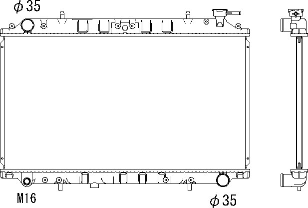 CMBC E-KAJC23 Radiator
