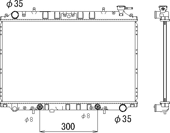 OE 214602C500 Radiator