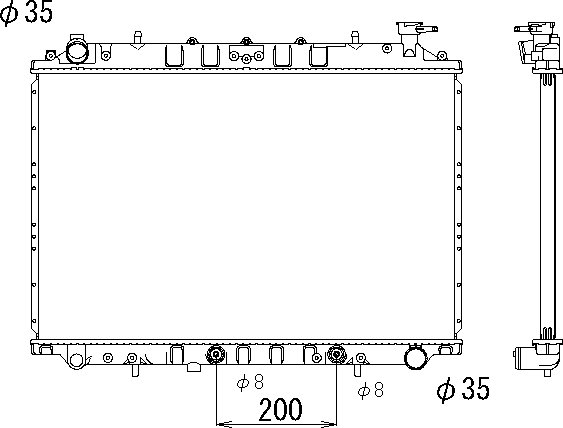 OE 214603C160 Radiator