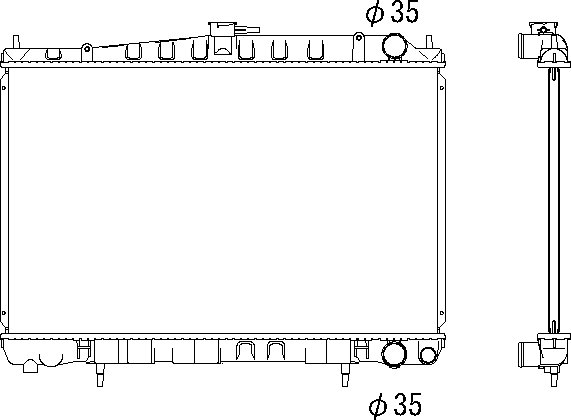 OE 21410AA007 Radiator