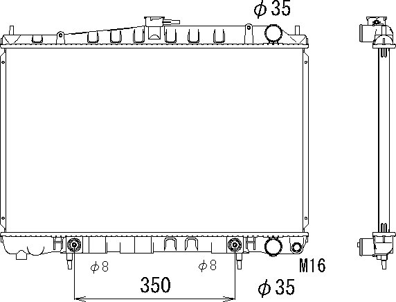 OE 2146021U00 Radiator