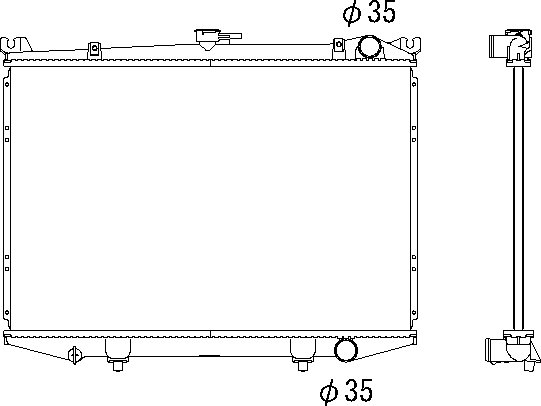 OE 2141073P00 Radiator