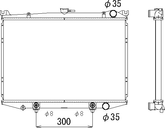 CMBC E-WHYD21 Radiator