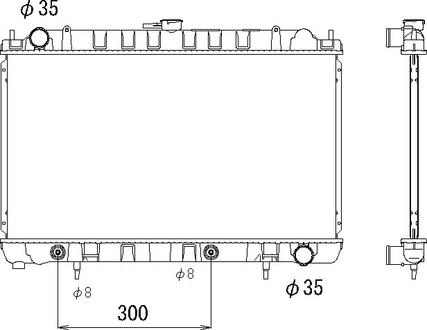 CMBC E-CS14 Radiator