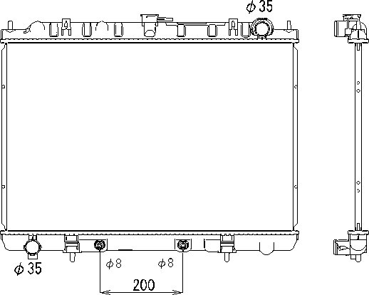 OE 214605V403 Radiator