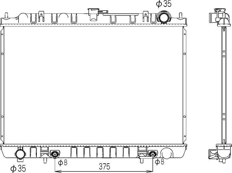 OE 21460AD203 Radiator