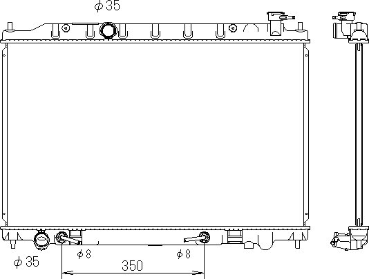 OE 21460CN000 Radiator