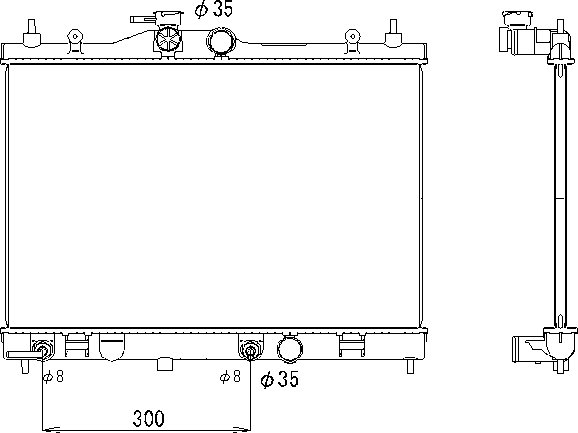 OE 21460ED000 Radiator