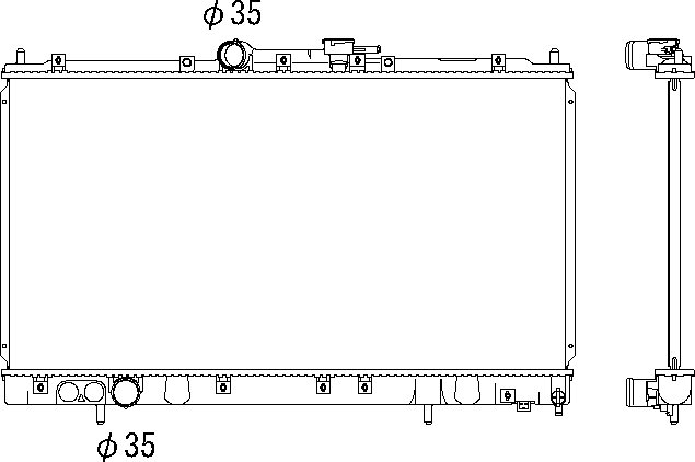 CMBC E-EC1W Radiator