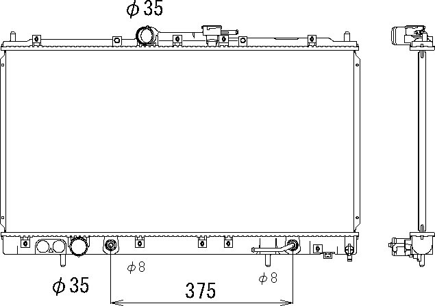 CMBC E-EA4W Radiator