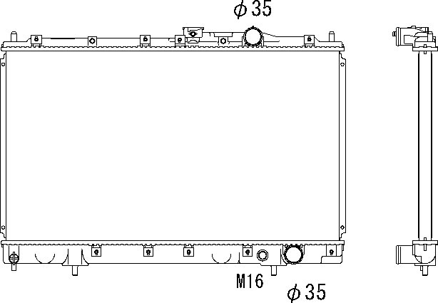 CMBC KD-CB8W Radiator