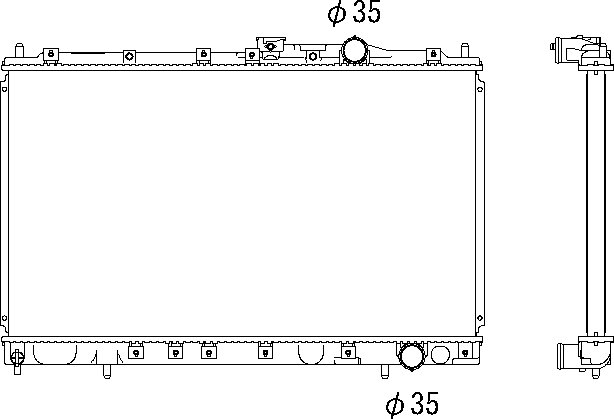 CMBC E-CB5W Radiator