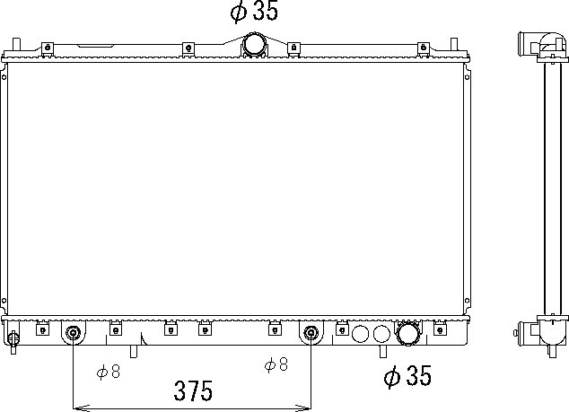 CMBC E-Z16A Radiator