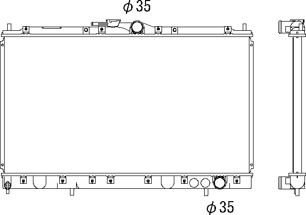 OE MB924265 Radiator