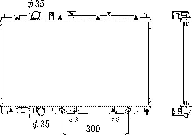 CMBC E-CK6A Radiator