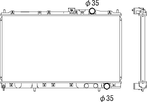 CMBC E-N23W Radiator