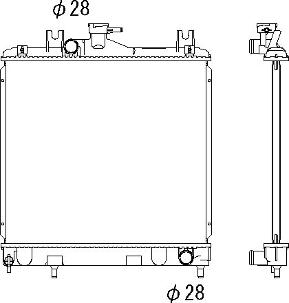 CMBC E-H57A Radiator