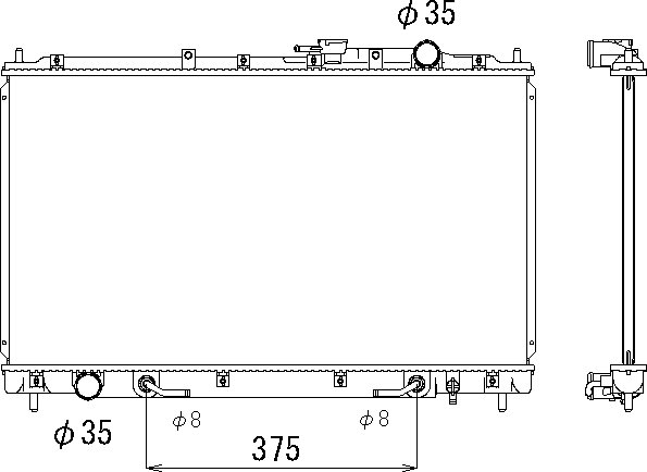OE MR529330 Radiator