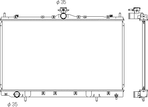 CMBC CBA-NA4W Radiator