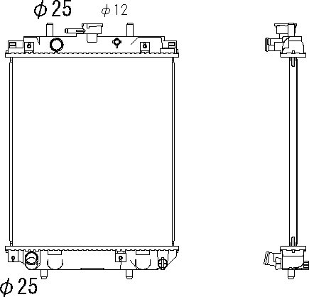 OE 1640097214000 Radiator