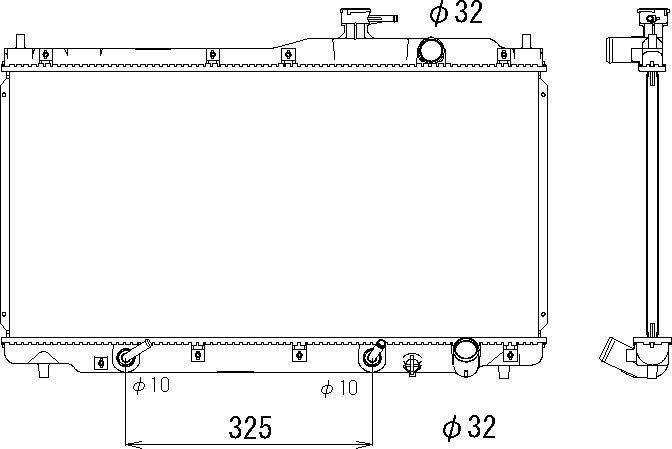 OE 19010P8R902 Radiator