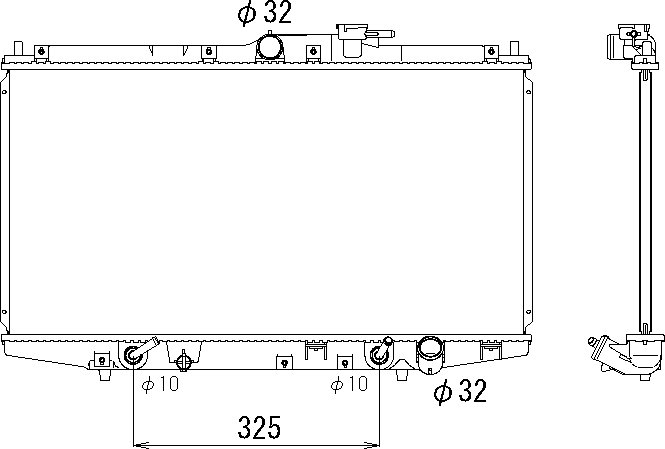 CMBC E-CF3 Radiator