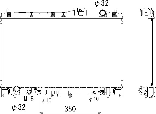 CMBC E-UA1 Radiator