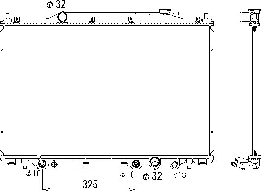 CMBC LA-RF3 Radiator