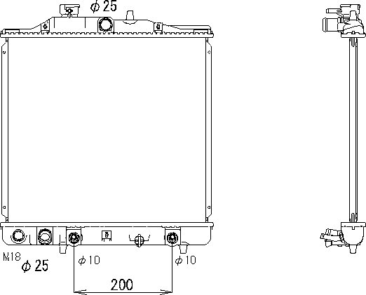 CMBC UA-JB5 Radiator