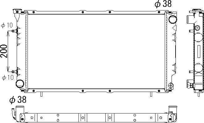 OE 45199AA201 Radiator