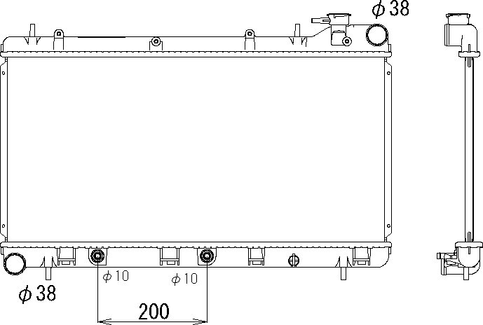 CMBC E-GF6 Radiator