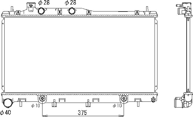 CMBC CBA-BP9 Radiator