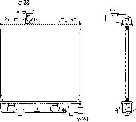 CMBC LA-HN22S Radiator