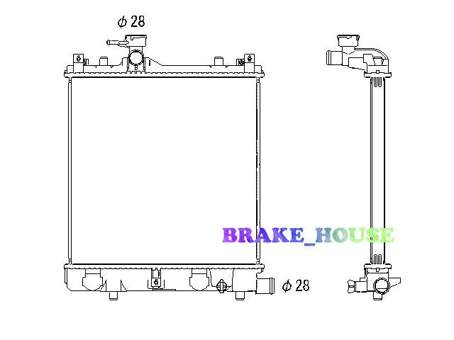 OE 1A2215200 Radiator