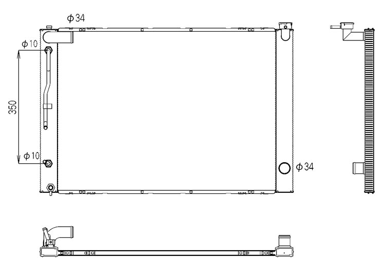 CMBC UA-ANH10W Radiator