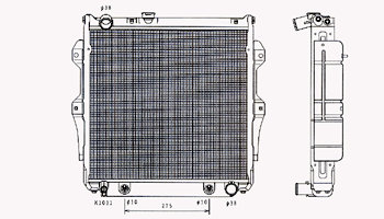 OE 1640067030 Radiator